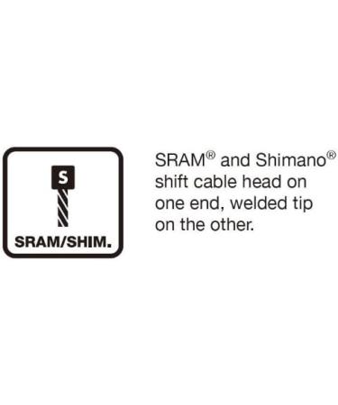 Jagwire Sport Slick Stainless Universal Bicycle Shifter Cable - Fits SRAM, Shimano, Campagnolo | Road & Mountain Bikes | Multiple Length Options - Buy Online on SooperMarket.com