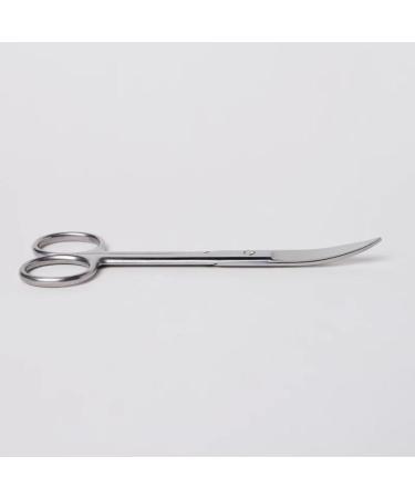 minkissy Facial Hair Men Curved Craft Cosmetics Curved for Eyebrows Nose Hair Trimmer Eyebrow Gauze Man Makeup medium Silver - Buy Online on SooperMarket.com