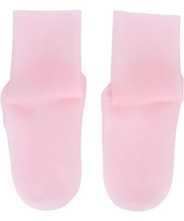 Shock Absorption Pressure Relief Prevent Cracking Silicone Moisturizing Socks Silicone Socks Soft Anti Slip Moisturizing Socks Silicone Gel Heel Socks for Women Men Dry Cracked Foot Skin(L) - Buy Online on SooperMarket.com