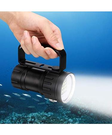 Eecoo Diving Flashlight | 18000 Lumen IPX8 Waterproof Torch for Scuba Dive | 500M Range, 7 Modes | Underwater LED Flashlight for Outdoor Water Sports - Buy Online on SooperMarket.com
