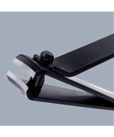 suoera 2X Black Nail Clippers Stainless Steel Super and Toenails Manicure Tool Flat Nose Nail Clippers S - Buy Online on SooperMarket.com