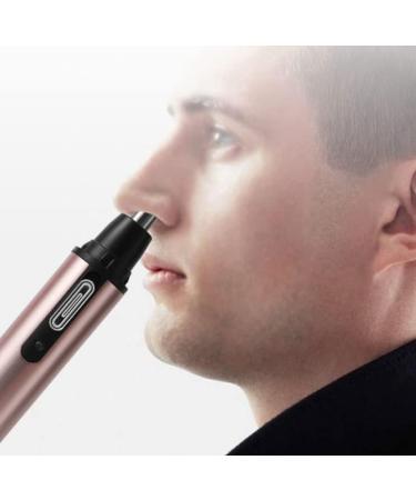 4 in 1 Nose Hair & Eyebrow Trimmer - USB Rechargeable Waterproof Travel-Friendly Razor in Gold - Buy Online on SooperMarket.com