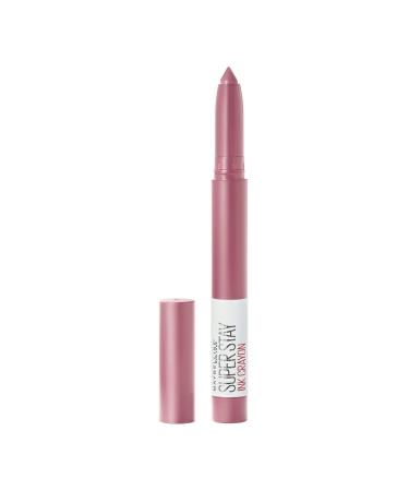 Maybelline Super Stay Ink Crayon Lipstick Makeup  Precision Tip Matte Lip Crayon with Built-in Sharpener  Longwear Up To 8Hrs  Seek Adventure  Warm Pink  1 Count SEEK ADVENTURE 0.04 Ounce (Pack of 1)
