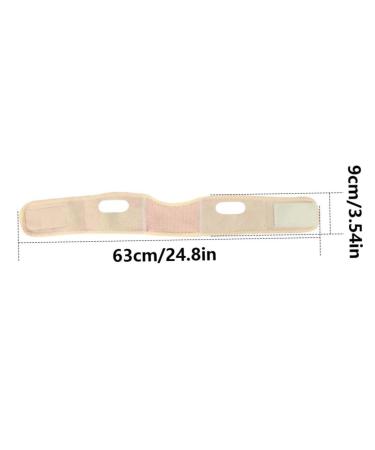 Chin Strap for Women - Double Chin Reducer & V Line Face Lifting Mask | Soft Slimming Face Belt (Skin Color - Buy Online on SooperMarket.com