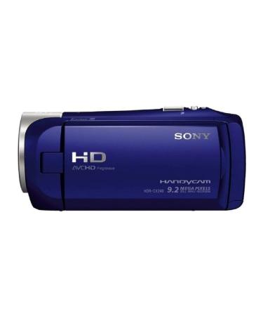SONY HDRCX240/L Video Camera with 2.7-Inch LCD - Blue (Renewed)