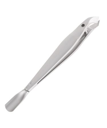 Stainless Steel Nail Scissor Stainless Steel Nail Cutter Manicure Tools Stainless Steel Dual-Purpose exfoliating Scissors A1 One Color