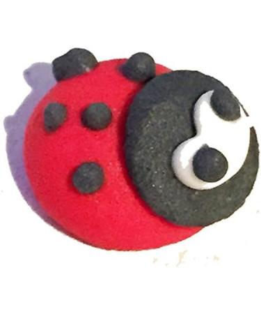 12 Sugar Mini Ladybirds - Beautiful Edible Cake Decorations - Buy Online on SooperMarket.com