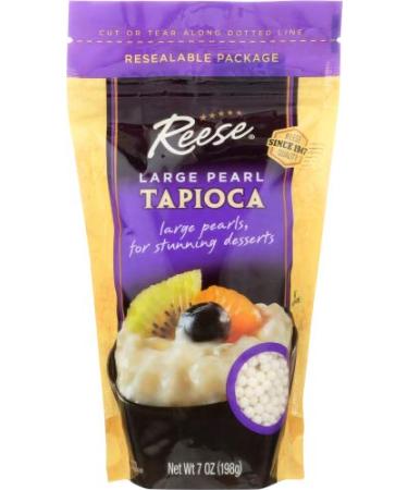 Reese Large Pearl Tapioca 7 oz - Pack of 6 - Premium Quality Tapioca Pearls - Buy Online on SooperMarket.com