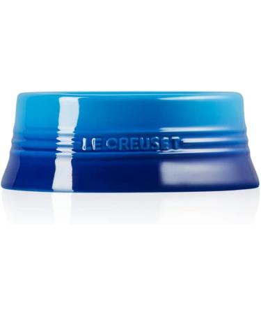 Le Creuset Stoneware Feeding Bowl M - 450 ml Azure - Perfect for Dogs & Cats | Buy Online - Buy Online on SooperMarket.com
