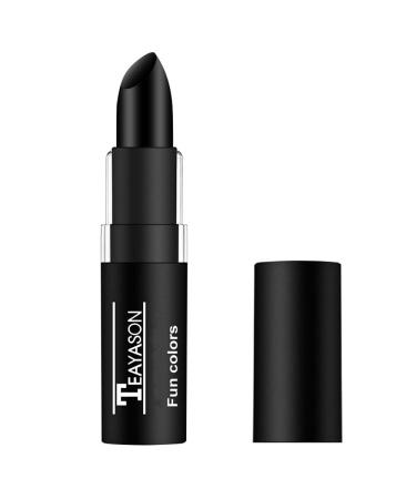 Go Ho Makeup Clown Black Cream-Blendable Stick -Eye Black Face Body Paint Stick Professional SFX Makeup Cosplay Costume,Safe Face Paint Nose&Lip Smacking for Eyeblack Football,Baseball Sports Halloween(Black) black stick