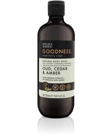 Baylis & Harding Goodness Body Wash Bundle - 6 x 500ml Vegan Friendly Body Wash (Lemongrass & Ginger, Oud Cedar & Amber) - Buy Online on SooperMarket.com