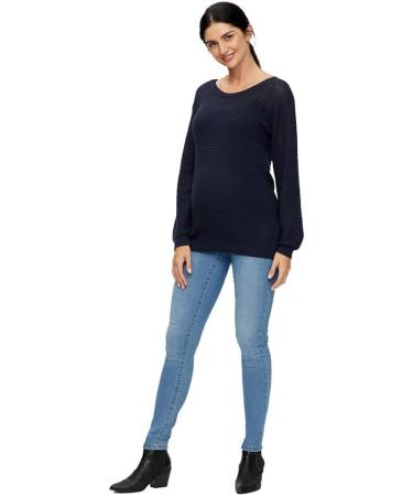 MAMALICIOUS Women's Mlono Slim Jeans in Washed Light Blue Denim - Size 24 - Buy Online on SooperMarket.com