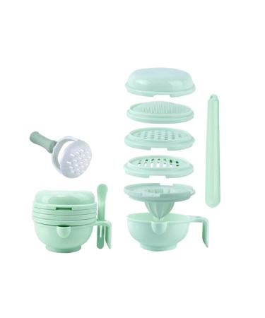 Baby Food Grinder 8 in 1 Food Masher Maker Portable Baby Feeder Food Processor Smasher Serve Bowl 8Pcs/Set Baby food grinder set