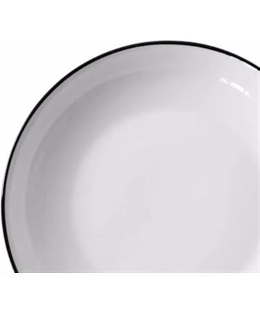 Serving Plates Ceramic Disc Household Dish Dish Dessert Dish Kitchen Restaurant Flat Dish White Minimalist Dinner Set Set of 4 Pack of 6 Pack of 10 Pack for Appetizer Dinner and Desserts (Color : B Small B - Buy Online on SooperMarket.com