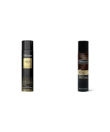 TRESemm 14.6 Oz Extra Hold Hairspray & 2.5 oz Dark Brown Root Cover Up Spray