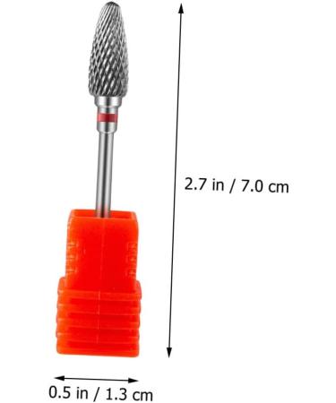 PLAFOPE Nail Polisher Drill Bits for Nail Professional Drill Bits Nail Grinding Drill Bit Nail Art Supplies Nail Drill Bit Metal Nail Bits Nail Grinding Heads Nail Drill Tips Polishing Bit 7x1.3cm As Shown 1 - Buy Online on SooperMarket.com