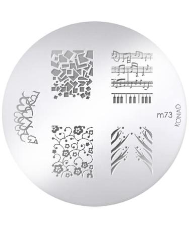 Konad stencil stamping stamping stencil M73