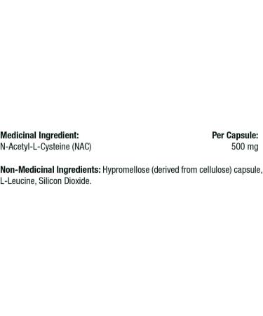 Thorne N-Acetylcysteine 500mg - 90 Capsules - 90 Servings - Buy Online on SooperMarket.com