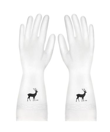 1pair Dish Washing Gloves Household Washing Up Gloves Rubber Gloves for Kitchen Washing Clothes Cleaning Tools