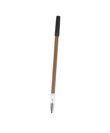 Gogogmee Pencil Brow Pen Shaper Pencil Brow Pencil for Makeup Coffee Wooden 1 count (Pack of 1) Coffee