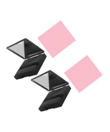MUSISALY 2 Sets Oil Absorbing Paper with Puff Oil Blotting Paper Face Cleaning Paper Facial Oil Control Paper Cleaning Tissue Oil-Absorbing Papers Face Oil Cleaning Paper