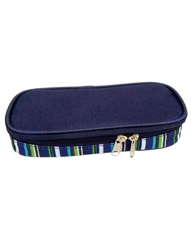 ZHONGHE Insulin Cooler Travel Case Diabetic Medication Organizer Medicals Cooler Bag Waterproof and Insulation Liner(Navy Blue)
