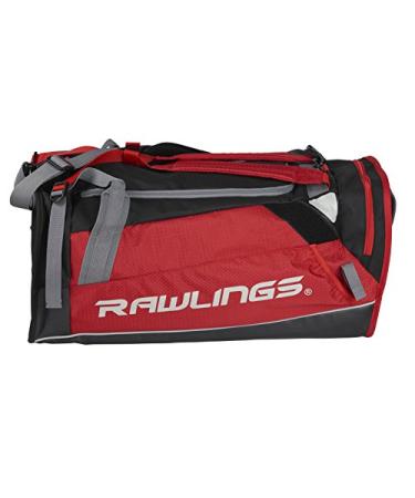 Rawlings | R601 Hybrid Backpack/Duffle Equipment Bag | Baseball/Softball | Multiple Styles Scarlet