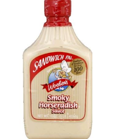 Woeber's Sandwich Pal Smoky Horseradish Sauce 16oz (Pack of 3)