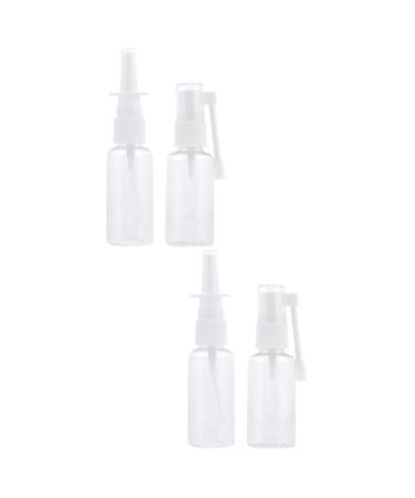 Healeved 4 Pcs Nasal Spray Bottle Small Containers Fine Mist Sprayer Small Plastic Spray Bottles Nasal Spray Bottles Small Empty Nasal Sprayer Nose Cleaner Tools Nose Cleaners Set