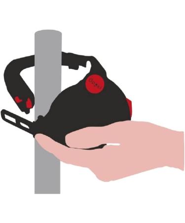 Dogxi 5m Retractable Dog Leash for Small & Medium Dogs - Adjustable Black Belt with Carabiner Perfect for Car Use - 25kg Capacity - Buy Online on SooperMarket.com