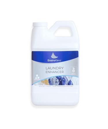 EnviroKlenz Laundry Enhancer Odor Eliminator Liquid 30 Loads | Removes Chemical Sweat Perfume Fragrances and Pet Odors | Fragrance-Free and Non-Toxic | Patented Odor-Fighting Technology