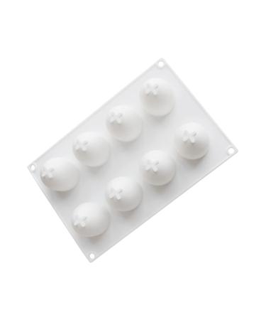 OUNONA 8 Baking Pan Cake Pan Candle Molds Soap Making Molds Bunny Silicone Mold Silicone Cake Molds Non Easter Egg Mold Silicone Fondant Molds DIY Baking Molds Eggs Bakeware 3D