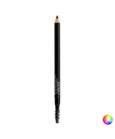 Eyebrow Pencil Soft Black - GOSH Black narrow
