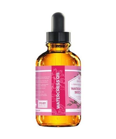 Leven Rose Watercress Organic Seed Oil - 100% Pure Arugula Oil for Hair Growth & Skin Detox - 1 oz - Buy Online on SooperMarket.com