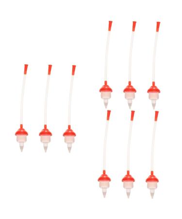 Hemoton 9 Pcs Nasal Aspirator Disposable Baby Syringe Infant Nose Aspirator Nose Sucker for Toddlers Baby Nose Cleaner Baby Supplies Mucus Aspirator Selector 26X3.5X3.5CMx3pcs