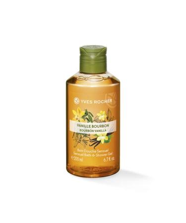 Yves Rocher Les Plaisirs Nature Bourbon Vanilla Bath & Shower Gel - 200ml | Luxury Sensual Shower Experience - Buy Online on SooperMarket.com