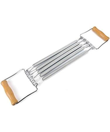 Spring Wall Pulley Chest Expander - Removable Fitness Bands for Muscle Training & Stretching with Wooden Handle - Buy Online on SooperMarket.com