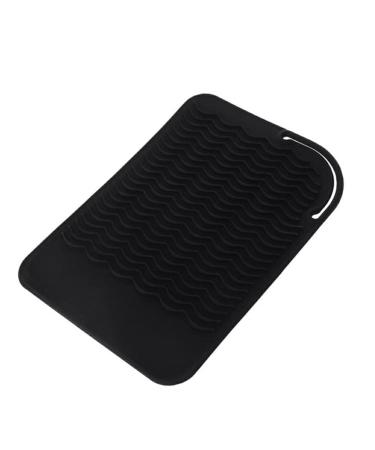 Dajidafu Flat Iron Mat Safe Protective Mats Hairstylist Accessories Grip Storage Pouch Simple Heat Resistant Pad for Protect