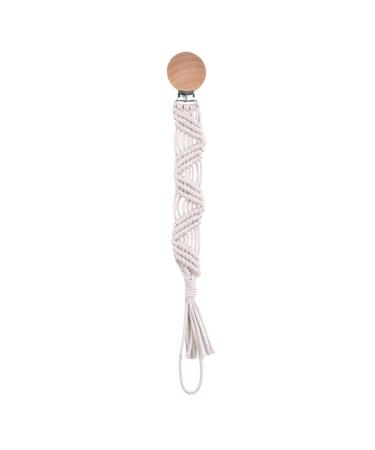 TIAN-K Cotton Pacifier Chain | Woven Baby Pacifier Holder | Stylish & Durable Pendant for Nipples - Buy Online on SooperMarket.com