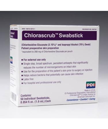 Pdi Chlorascrub Swabsticks