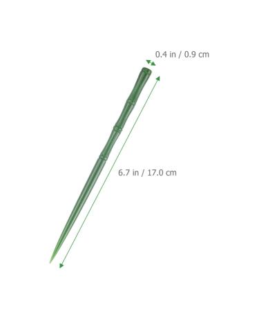 KALLORY Jade Hair Sticks - Vintage Chinese Hair Chopstick for Bun Hairstyles | Decorative Hairpin Holder for Women and Girls - Buy Online on SooperMarket.com