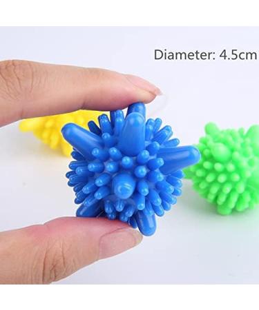 10pcs Solid Laundry Ball Reusable Dryer Cleaning Ball Laundry Scrubbing Balls Tangle-Free For Washing Machine Random Color - Buy Online on SooperMarket.com