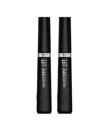 2 x L'Oreal Paris Telescopic Lift Mascara - 9.9ml Black