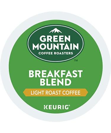 Green Mountain Coffee Roasters Breakfast Blend Single-Serve Keurig K-Cup Pods Light Roast Coffee 12 Count (Pack of 6)