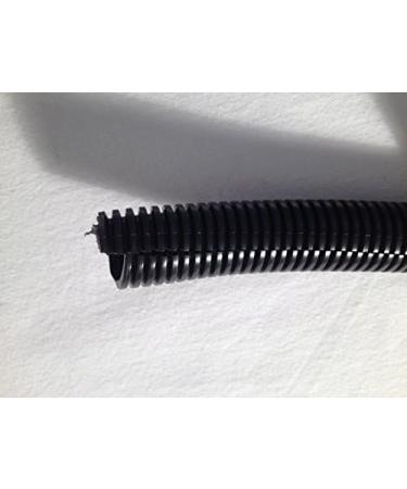 10ft Black Flexible Polyethylene Wire Loom - 1 1/2 Diameter - Cable Management Solution - Buy Online on SooperMarket.com