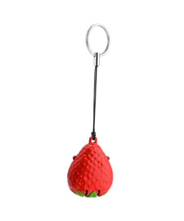 Healeved Strawberry Nail Scissors Nail Clippers with Catcher Nail Clippers for Women Pet Claw Clippers Sturdy Nail Clippers Professional Nail Clippers Man Flat Red Stainless Steel Key Chain