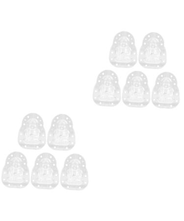 GANAZONO 10 Pcs Vegetable Plastic Fruit Fruits Ginseng Fruit Cucumber Modeling 7.6x5.6cmx2pcs Transparentx2pcs