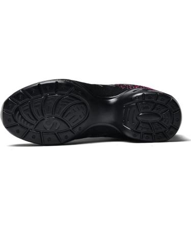 Buy Jazz Shoes for Women - Lace Up Dance Sneakers with Split Sole & Air Cushion - Modern Platform Shoes - Size 37 EU - Black - Buy Online on SooperMarket.com
