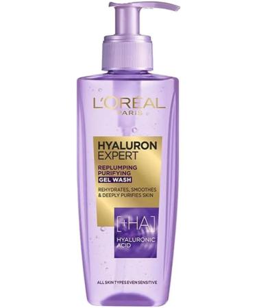 L'Or al Paris Hyaluron Expert Gel Wash Hyaluronic Acid Hydrates and Replumps Skin 200ml - Buy Online on SooperMarket.com