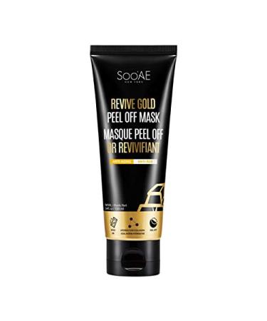 Soo AE Revive Gold Peel Off Mask - Anti-Aging 24K Gold Face Mask for Pore & Blackhead Care | Deep Clean Lifting & Revitalizing 3.4 fl oz - Buy Online on SooperMarket.com